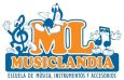 Logotipo Musiclandia - M.L. Escuela de música, instrumentos y accesorios